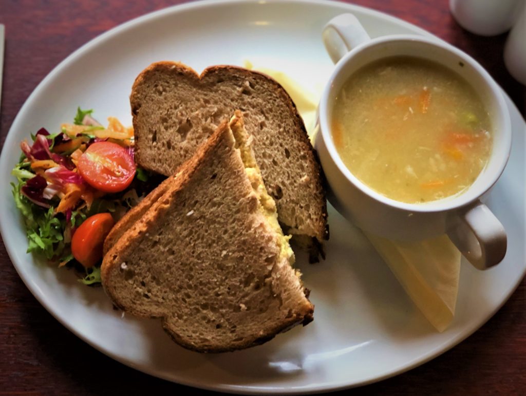 soup and sandwich offer at Smiths Bar Ayr